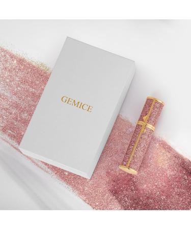 Gemice Perfume Travel Refillable Atomizer Luxury Glitter Bling Bottom Filling Perfumes Bottle Mini Fragrances Dispenser Portable Cologne Sprayer Pocket Size 5ml for Plane Trip Gift Sparkling Pink - Buy Online on SooperMarket.com