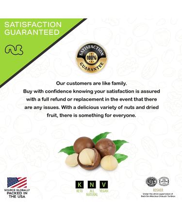 2 LB Freshly Roasted & Salted Macadamia Nuts - Healthy Protein Snack, All Natural, Keto Friendly, Vegan, Kosher - Buy Online on SooperMarket.com