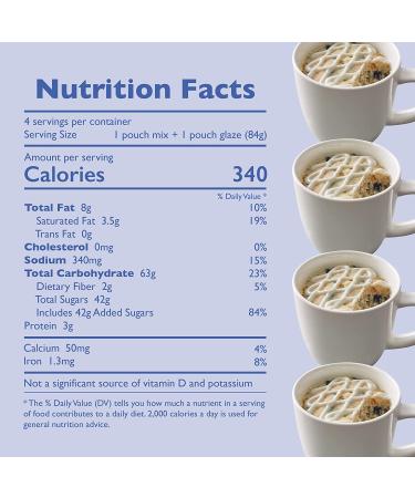 Betty Crocker Baking Mug Treats Blueberry Muffin Mix with Cream Cheese Glaze  11.8 oz - Buy Online on SooperMarket.com