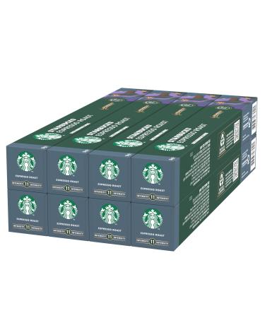 STARBUCKS Espresso Roast by Nespresso Dark Roast Coffee Capsules 8 x 10 (80 capsules) 10 pieces (pack of 8) Espresso Roast Single