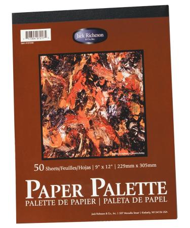 Jack Richeson 9-Inch-by-12-Inch Palette Paper Pad  50-Sheet
