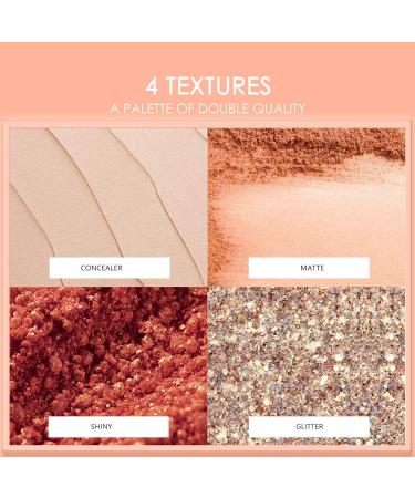 3Pcs Eye Shadow Glazed Eyeshadow Plate 10 Colors Eye Shadow Plate Makeup PalettesMakeup - Buy Online on SooperMarket.com