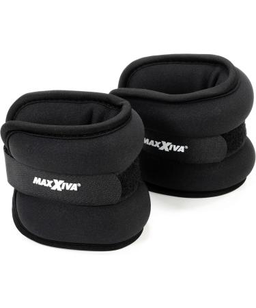 MAXXIVA Running Weight Set - 2 x 0.5kg Weight Cuffs for Arms & Legs | Iron Sand Filling for Strength Training Jogging & Rehab Fitness - Buy Online on SooperMarket.com