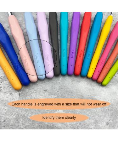 Mdoker Size H/8 Ergonomic Crochet Hook - Extra Long with Soft Handles for Arthritic Hands - Comfortable and Easy to Use for Beginners and Experienced Crocheters - Buy Online on SooperMarket.com