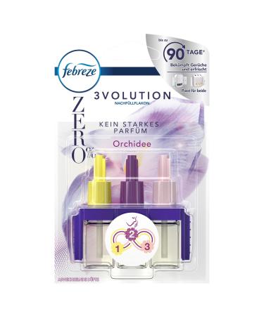 Febreze 3Volution ZERO% Orchid Air Freshener Refill Room Fragrance and Air Freshener (Pack of 3)