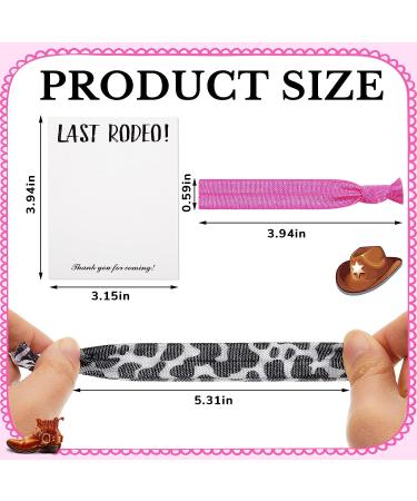 Cowgirl Bachelorette Hair Ties - 30 Pieces - Last Rodeo Favors & Gifts - 3 Styles - Buy Online on SooperMarket.com