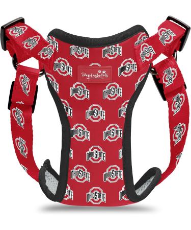 Ohio State Buckeyes Extra Small NCAA Dog Harness | Adjustable Comfortable & Durable | Official Licensed Product | Perfect Gift Idea - Buy Online on SooperMarket.com