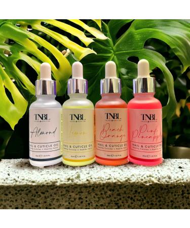 TNBL Peach Orange Nail & Cuticle Oil 30ml - Nourishing Dropper for Healthy Nails - Buy Online on SooperMarket.com