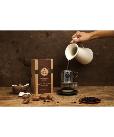 Vietbeans Traditional Coffee Gift Set - Premium Ground Roasted Coffee & Filter - Perfect Present for Coffee Lovers - 250g & 550g Options - Buy Online on SooperMarket.com