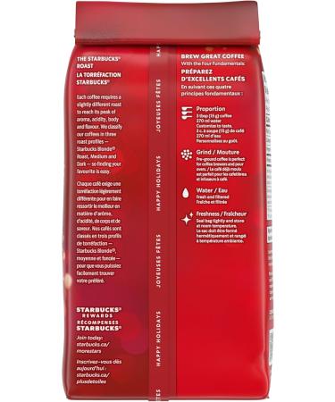 Starbucks Holiday Blend Ground Coffee 283g Holiday Blend 283 Grams 47.17 g (Pack of 6) - Buy Online on SooperMarket.com