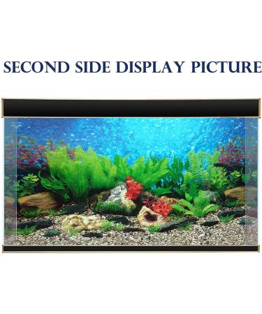ELEBOX 20x48 Fish Tank Background - 2 Sided River Bed & Lake Aquarium Decor - H 19.5 x L 48 - Premium Quality - Buy Online on SooperMarket.com