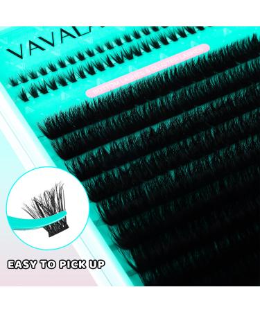 VAVALASH 100D Cluster Lashes - Volume Wispy False Eyelashes & DIY Lower Extensions (Boom 5-20mm) - International Shipping Available - Buy Online on SooperMarket.com