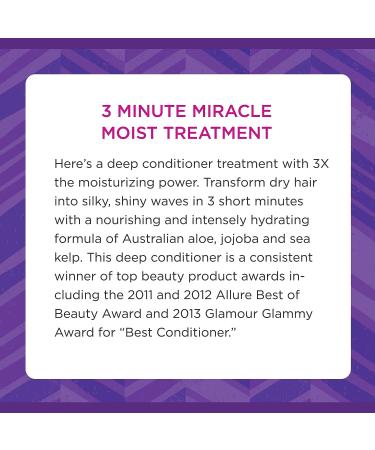 Aussie 3 Minute Miracle Moist Deep Conditioning Treatment 1.7 fl oz - Pack of 1 - Buy Online on SooperMarket.com