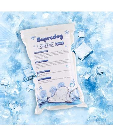 36pc Dry Ice Packs for Shipping - Reusable Cold Shipping Packaging for Frozen Food & Drinks - Bulk Dry Ice Sheets for Coolers - 4.33in x 7.3in - Buy Online on SooperMarket.com