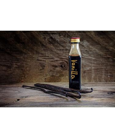 Vanilla Beans - Grade B Pods for Baking, Brewing, Cooking - (Tahitian) 10 Count - Buy Online on SooperMarket.com
