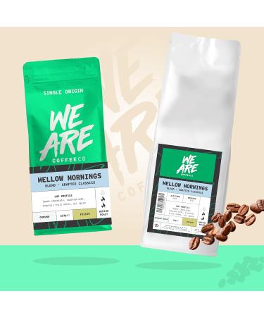 Coffee Ground for Cafetiere 227g Bag Mellow Mornings Blend Ground Coffee Chocolate Nuts & Fruits Notes 100% Arabica & Robusta Medium Roast Coffee Single Origin (We Are Coffee Co) Ground Cafetiere 227 g (Pack of 1) - Buy Online on SooperMarket.com