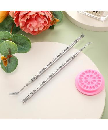 Chumia Eyelash Lift Perm Tool Set - 2 Stainless Steel Lash Separator & Tint Rods for Eyelash & Eyebrow Perming Curling & Extensions - Premium Silver Tools - Buy Online on SooperMarket.com