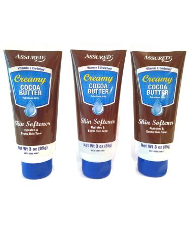 Creamy Cocoa Butter Petroleum Jelly Vitamin E Enriched 3 oz (Pack of 3)