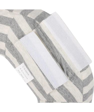 Kids Car Seat Belt Cover Set - Soft Shoulder Pad for Safety & Comfort | Travel Pillow & Neck Support | Universal Fit for Boys & Girls | 1pc Grey Stripe + 1pc Pink Stripe - Buy Online on SooperMarket.com
