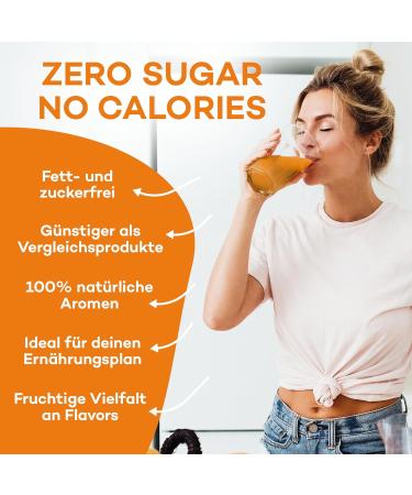Juizy WoW Sugar-Free Syrup - 16 x 65ml Peach Passionfruit | Zero Calories Vegan Beverage Concentrate | Natural 192L Drink Mix - Buy Online on SooperMarket.com