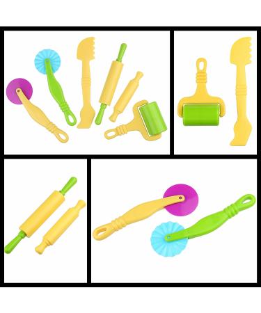 Kare & Kind 6pc Smart Dough Tools Kit - Rollers and Cutters Set for Creative Play - Buy Online on SooperMarket.com