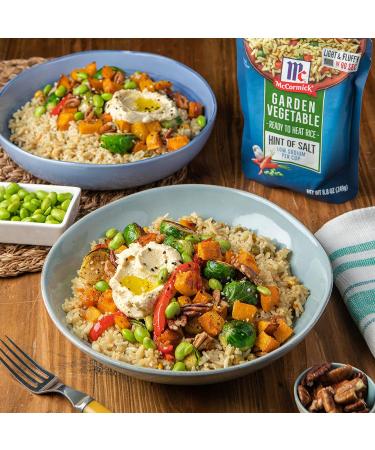 McCormick Hint of Salt Garden Vegetable Ready to Heat Rice 8.8 oz - Pack of 6 - Buy Online on SooperMarket.com