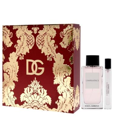 Dolce and Gabbana LImperatrice for Women - 2 Pc Gift Set 3.3oz EDT Spray 0.33oz EDT Spray - Buy Online on SooperMarket.com