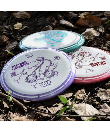Yikun Professional Disc Golf Putter & Approach Meteor Hammer - Tortoise Fruit Line 170-175g | Perfect for Outdoor Games | Competition Disc, Purple Bronzing - Buy Online on SooperMarket.com