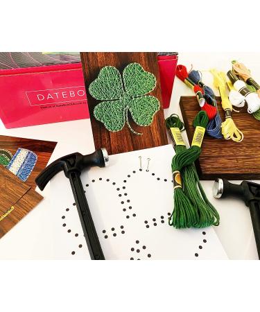 DateBox Club Date Night Box Mini  Couples Gifts  with String Art Activity Couple Games  2 Boards  2 Hammers  Nails  Thread & 6 Patterns  2 Player Games  Date Night Ideas  Mindfulness Activities - Buy Online on SooperMarket.com