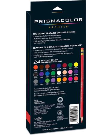 Prismacolor Col-Erase Erasable Colored Pencil  24-Count  Assorted Colors (20517) - Buy Online on SooperMarket.com