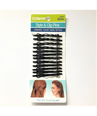 Conair Style & Clip Bobby Pins Black