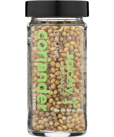 Spicely Organic Coriander Seeds 0.7 Oz | Certified Gluten Free Spice - Buy Online on SooperMarket.com