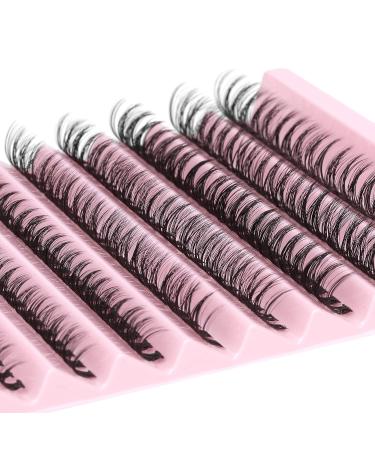 200Pcs DIY Eyelash Extension Kit D Curl Cluster Lashes with Waterproof Glue and Professional Tweezers - User Manual Included (40P-D-8-18MM) - Buy Online on SooperMarket.com