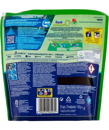 Finish Tabs Dry Cleaner 0% 20 Pieces - Buy Online on SooperMarket.com