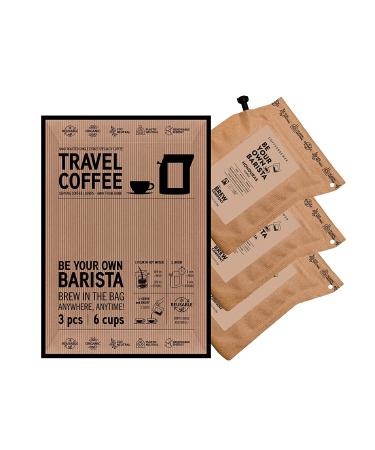 Hand-Roasted Specialty Travel Coffee Backpack - Brew 6 Cups On-the-Go - Buy Online on SooperMarket.com