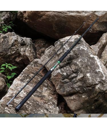 Soougayilang 2.18m Wels Fishing Rod - Durable Carbon Fiber Boat Rod for Sea Fishing | Lightweight & Robust Carp Fishing Gear - Buy Online on SooperMarket.com