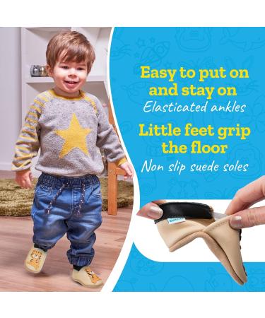 Seating Tiger Baby Shoes: Soft Sole Leather Toddler Shoes for Baby Girl & Boy Walking (6-12 Months) - Buy Online on SooperMarket.com
