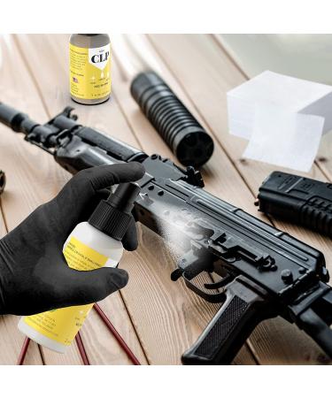 Qucship Gun Cleaning Kit - Multi-Purpose CLP Gun Cleaner & Lubricant Set - 2oz & 1oz Needle Oiler - Protects & Lubricates Firearms - Buy Online on SooperMarket.com
