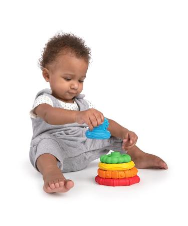 Buy Baby Einstein 12356 Stack & Teethe - 5-Part Multicolored Bite Ring & Toy Set for Babies | Easy to Grab & Stack Perfect for Early Development - Buy Online on SooperMarket.com