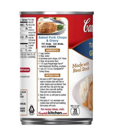 Campbell's Turkey Gravy 10.5oz - Rich and Flavorful Turkey Gravy - Buy Online on SooperMarket.com