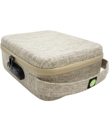 SMELL PROOF BAG with Combination Lock - The Silverton by STASHLOGIX (Large-Tan) - Buy Online on SooperMarket.com