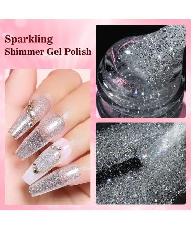 AIMEILI Christmas Glitter Gel Nail Polish Set Soak Off UV LED Gel Polish Sparkle Multicolour/Mix Colour/Combo Colour Of 6pcs X 10ml - Gift Kit 29 KIT6-29 1.67 ml (Pack of 6) - Buy Online on SooperMarket.com