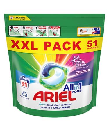 Ariel Colour All in 1 Pods 51 Washes
