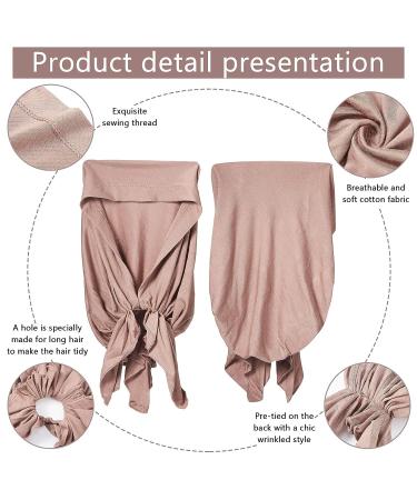 6-Piece Women's Pretied Head Scarves Cancer Turban Hat Set - Soft Color Headwear Collection - Buy Online on SooperMarket.com