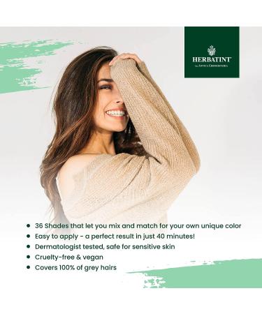 Herbatint Permanent Haircolor Gel 4D Golden Chestnut - Alcohol Free, Vegan Formula - 100% Grey Coverage - 4.56 fl oz - Buy Online on SooperMarket.com