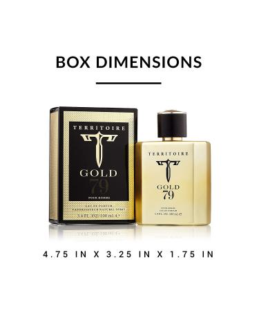 Territoire Eau De Parfum Men's Cologne (Gold 79) - Luxury Scent for Men - Buy Online on SooperMarket.com