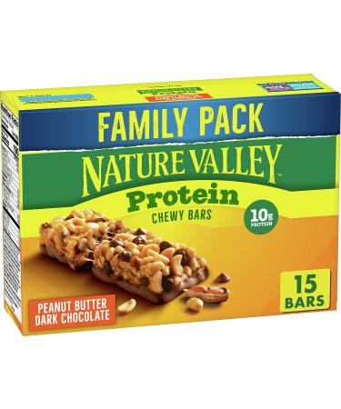 Nature Valley Granola Bars Peanut Butter Dark Chocolate Gluten Free 21.3 oz 15 ct