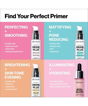 Revlon PhotoReady Prime Plus Face Primer | Blurs Fine Lines | Infused with Vitamin B5 & Hyaluronic Acid | 1 Oz - Buy Online on SooperMarket.com