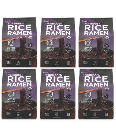 Lotus Foods Gourmet Organic Forbidden Rice Ramen Noodles, 10 Ounce, 6 Count Forbidden Rice 10 Ounce (Pack of 6)