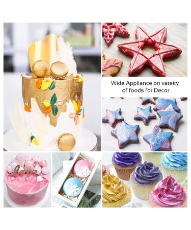 Jelife Rose Gold Edible Glitter - 5 Grams | Food Grade Shimmering Vegan Metallic Powder for Cake Decorating, Chocolates, Fondant, Drinks & More - Buy Online on SooperMarket.com